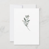 Sympathy Card Mitteilungskarte (Rückseite)