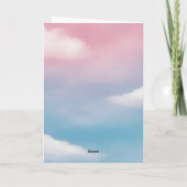 Sympathy-Card-Mondhund-Serie Karte (Rückseite)