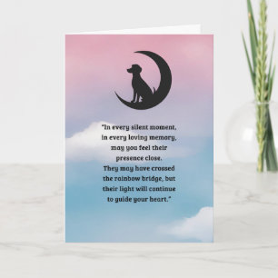 Sympathy-Card-Mondhund-Serie Karte