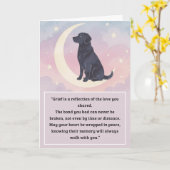 Sympathy-Card-Mondhund-Serie Karte (Gelbe Blume)
