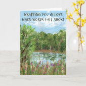 Sympathy Card Pond Karte (Gelbe Blume)