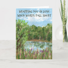 Sympathy Card Pond Karte