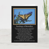 Sympathy Card Schmetterlingstranssition Metaphysis Karte (Vorderseite)