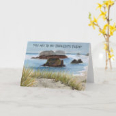 Sympathy Card Seascape Karte (Gelbe Blume)
