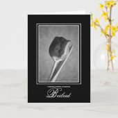 Sympathy Card Tulip Karte (Gelbe Blume)