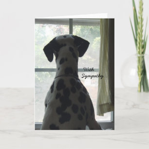 Sympathy Card — Verlust des Hundes Karte