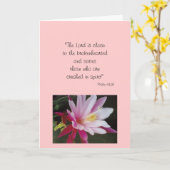 SYMPATHY CARD W/PSALM 34:18 KARTE (Gelbe Blume)