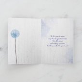 Sympathy Card: Watercolor Dandelions Karte (Innenseite)