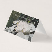 Sympathy card with White Moth Orchids (Vorderseite)