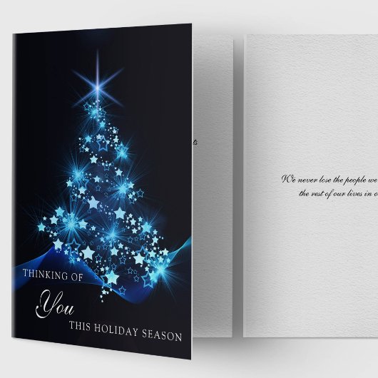 Sympathy Cards Weihnachten | Blauer Tree