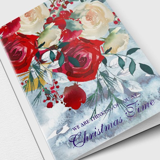 Sympathy Cards Weihnachten | Christmas Bouquet