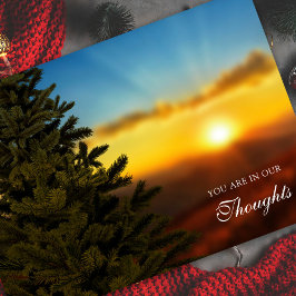 Sympathy Cards Weihnachten | Christmas Sunset