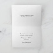 Sympathy Cards Weihnachten | Weihnachtswaldland (Innenseite)