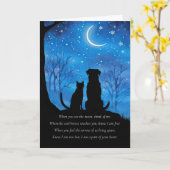 Sympathy for Pet Loss of Dog Cat Spiritual Karte (Gelbe Blume)