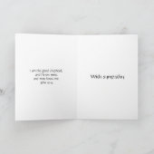 Sympathy Gospel of John 10:14 Karte (Innenseite)