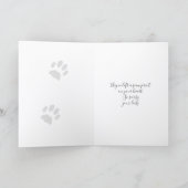 Sympathy-Karte für Haustiere Karte (Innenseite)