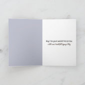 Sympathy Lake Dock with Canada Geese Karte (Innenseite)