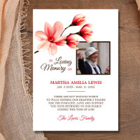 Sympathy Loving Memory Floral THANK YOU | PHOTO