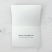 Sympathy Monarch Butterfly On a Pencil Karte (Innenseite)