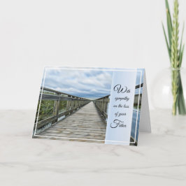 Sympathy on the Loss of Your Father Card Karte