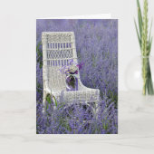 Sympathy Purple Russian Karte (Vorderseite)