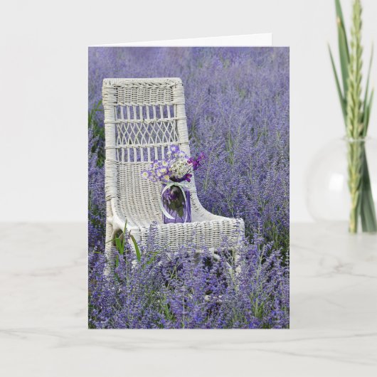 Sympathy Purple Russian Karte (Vorderseite)