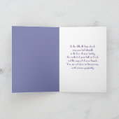 Sympathy Purple Russian Karte (Innenseite)