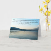 Sympathy See Karte (Gelbe Blume)