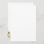 Sympathy Sunflower Funeral Thank You Card Dankeskarte (Vorne/Hinten)