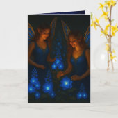 Sympathy Thinking of You Comfort Support Message Karte (Gelbe Blume)