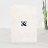 Sympathy White Tulips on American Flag Karte (Rückseite)