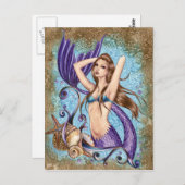 Symphoni - Ocean Mermaid Postcard Postkarte (Vorne/Hinten)