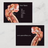 SYMPHONIA CLASSIC MUSIC ANTIQUE STRUMENT VISITENKARTE (Vorne/Hinten)