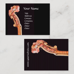 SYMPHONIA/CLASSIC MUSIC Red Brown Black Visitenkarte