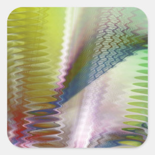 Symphonic II Quadratischer Aufkleber