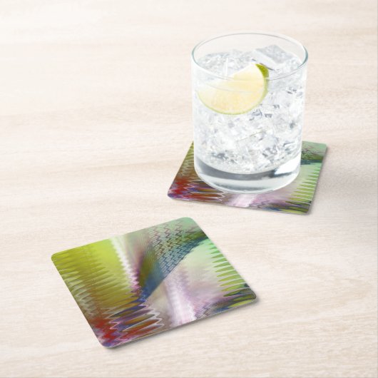 Symphonic II Rechteckiger Pappuntersetzer (Vor Ort)