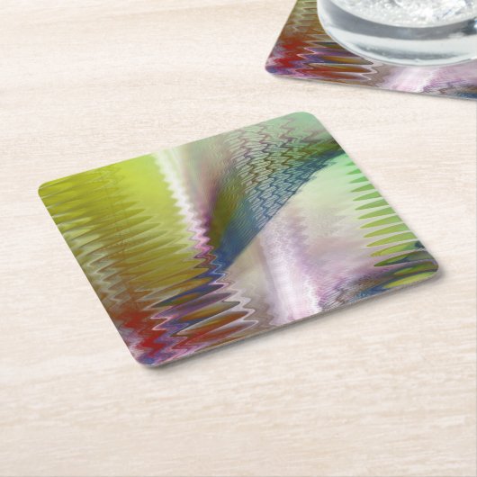 Symphonic II Rechteckiger Pappuntersetzer (angewinkelt)