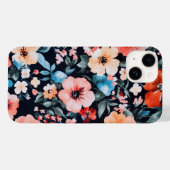 Symphonie am Mitternachtsgarten Print | Bold Flora Case-Mate iPhone Hülle (Rückseite (Horizontal))