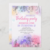 Symphonie der Farbeinladung Einladung (Vorne/Hinten)