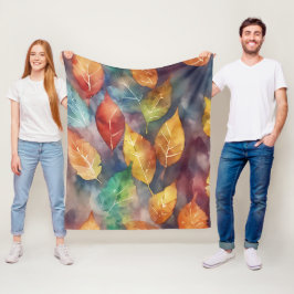 Symphonie der Farben Fleecedecke