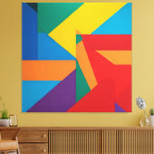 Symphonie der Farben Leinwanddruck (Insitu (Wohnzimmer))
