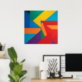 Symphonie der Farben Poster (Heimbüro)