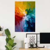 Symphonie der Farben Poster (Heimbüro)