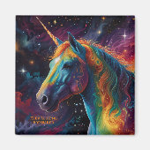 Symphonie der Galaxie - Lebende Pferdefarbe Magnet (Vorne)