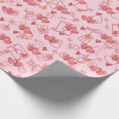 Symphonie der Liebe: Valentinstag Geschenkpapier (Ecke)