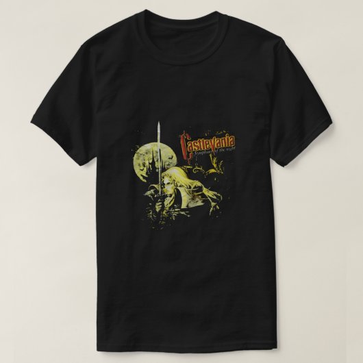 Symphonie der Nacht Alucard Castlevania Spielspass T-Shirt (Design vorne)