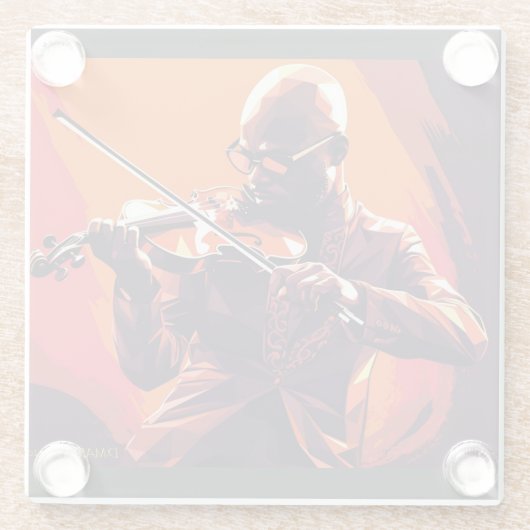 SYMPHONIE DES FUNKS Nr. 1 Glasuntersetzer (Rückseite)