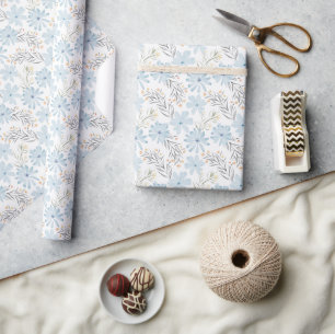 Symphonie des Himmelsblau Geschenkpapier