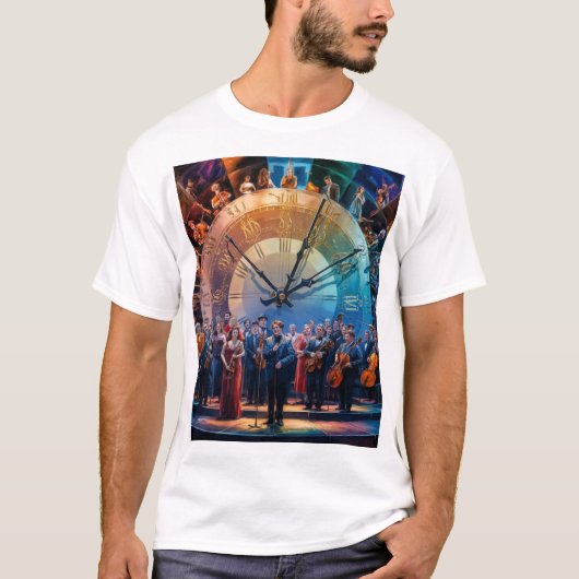 Symphonie durch die Zeit T-Shirt (Vorderseite)