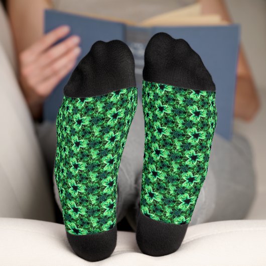Symphonie in Grün Socken (Unterseite)